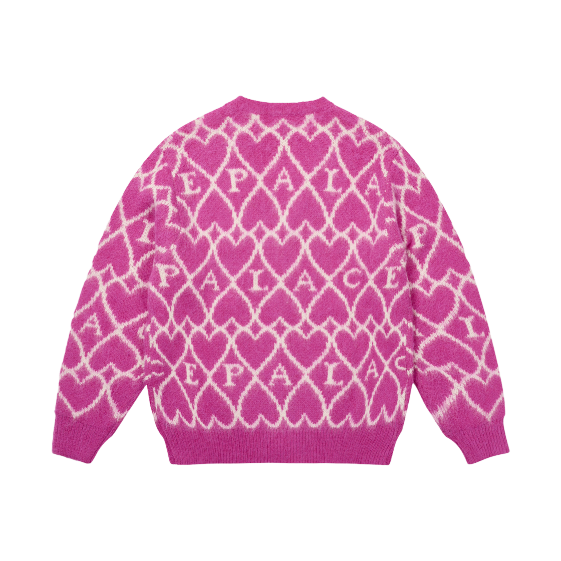 팔라스 헤어리 하트 니트 핑크 - 25FW(Palace Hairy Heart Knit Pink - 25FW) - 2