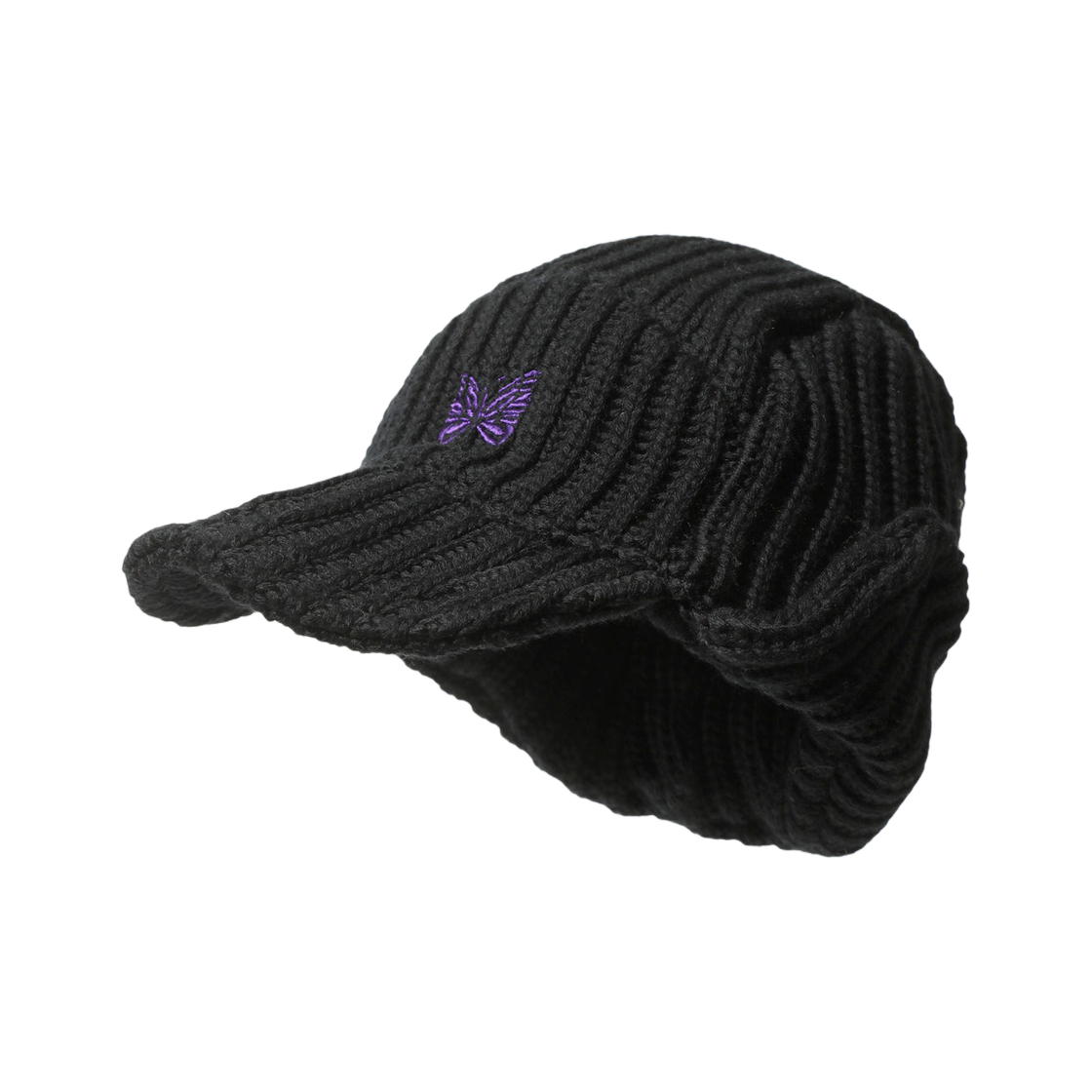 니들스 버드 슈팅 캡 메리노 울 블랙(Needles Bird Shooting Cap Merino Wool Black)