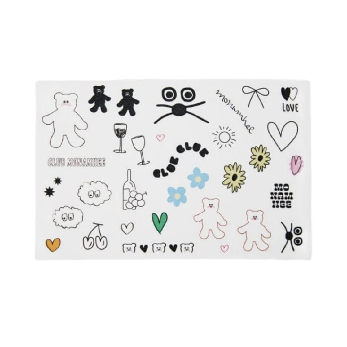 모남희 타투 스티커 멀티컬러(Monamhee Tattoo Sticker Multicolor)