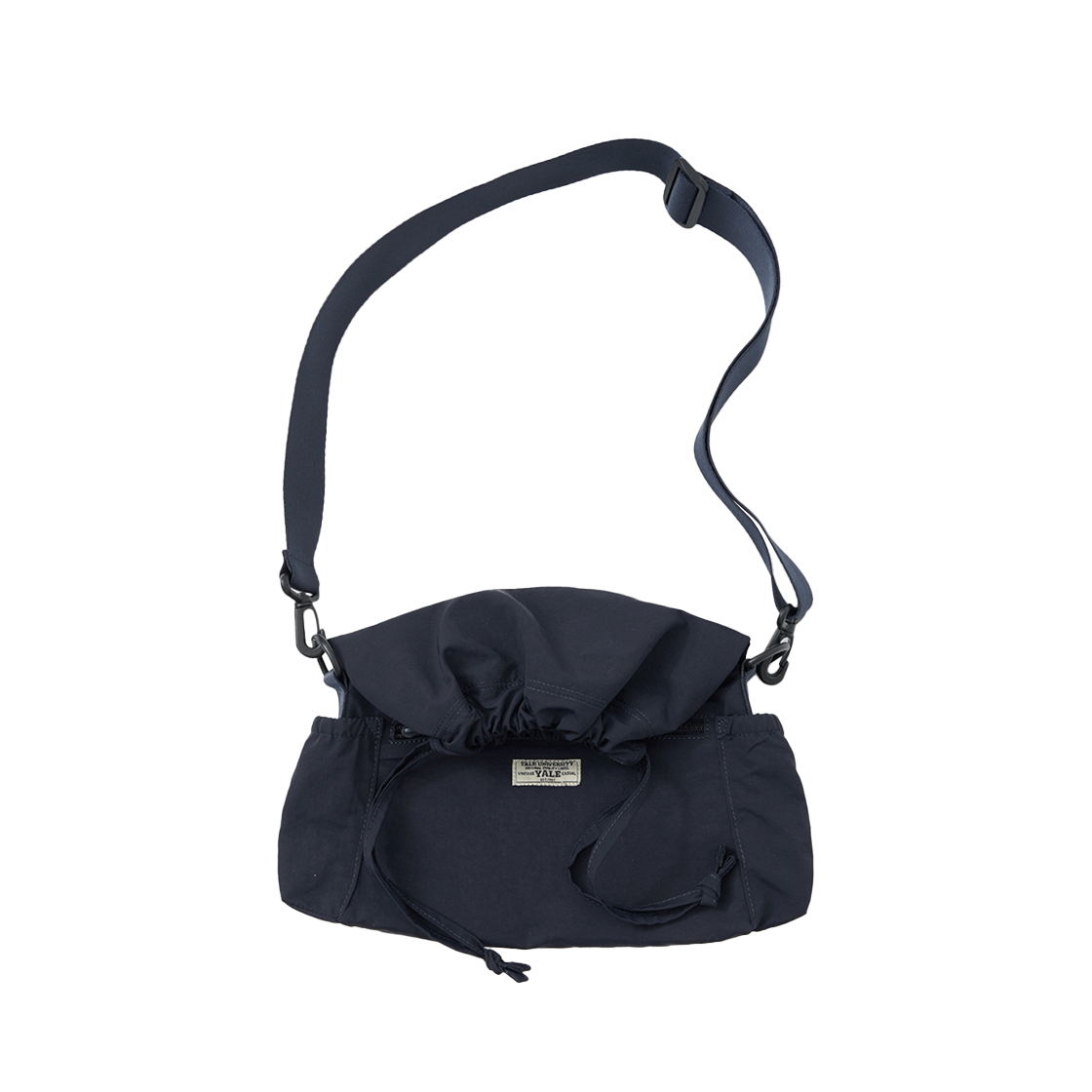 예일 드로우 스트링 미니 크로스백_다크 네이비(Yale Drawstring Mini Crossbody Bag Dark Navy)