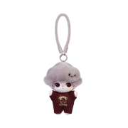 Pop Mart Dimoo Crush On Coffee Series Soft Faced Plush Keychain Cold Brew Black Tea (Opened Case)
