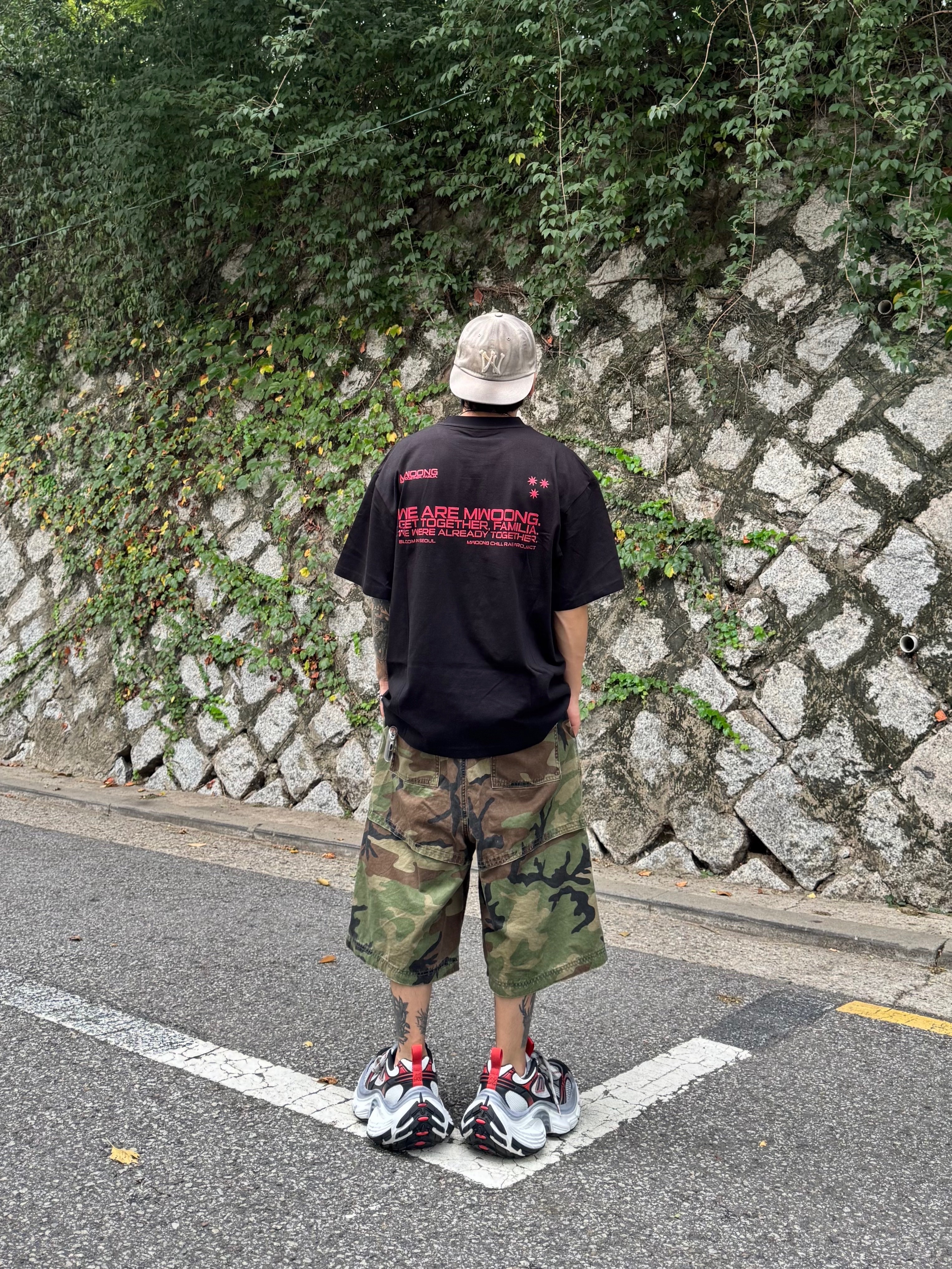 Balenciaga 10XL Sneakers Grey White Red, [KREAM Exclusive] Aoiro 6-Panel Bone A/N Cap Mud 착용 스타일 - 7