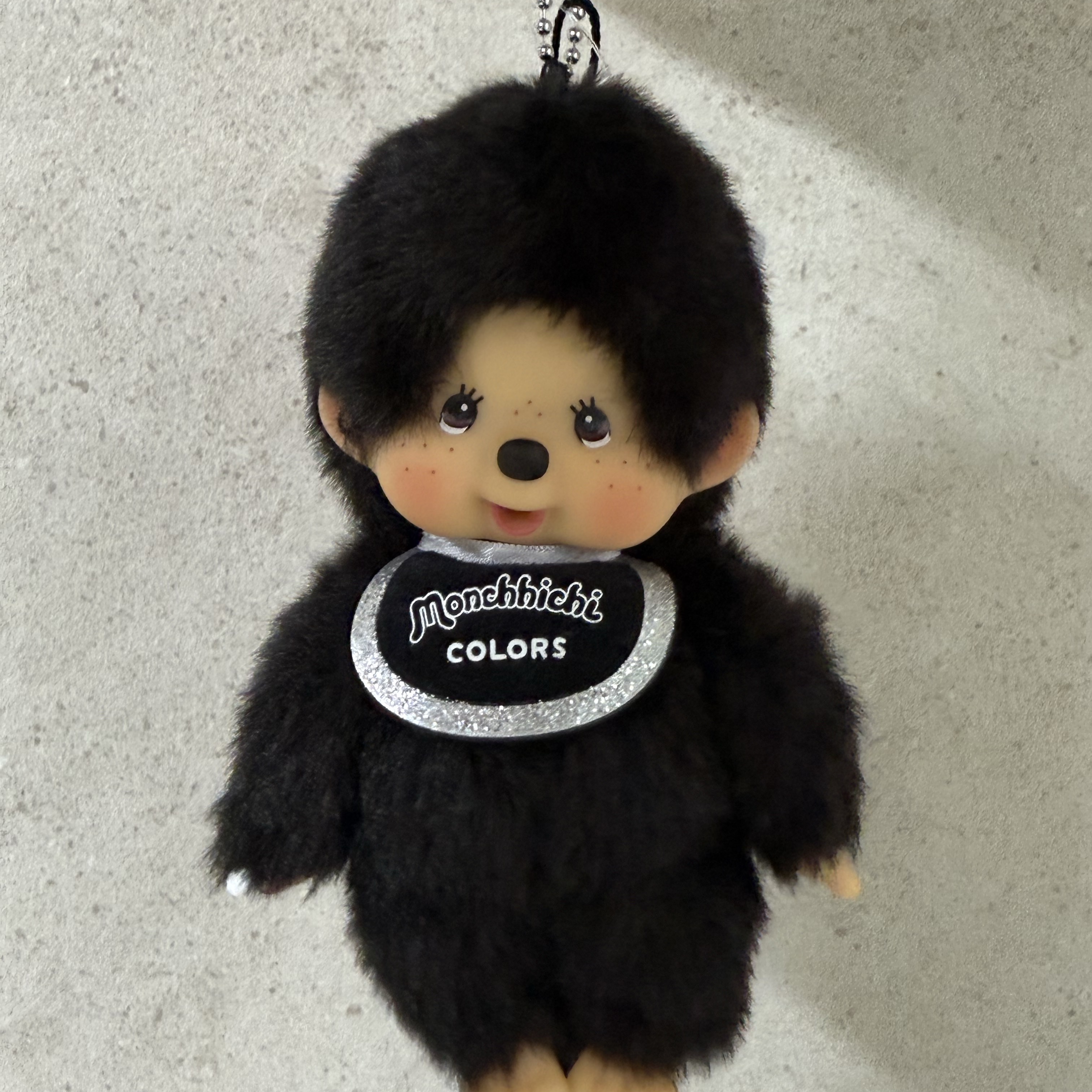 Monchhichi Colors Key Chain Black 착용 스타일
