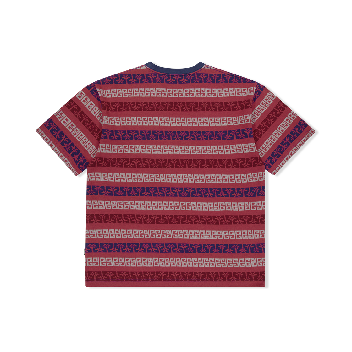예스아이씨 예스 팜 자카드 티 레드(YESEYESEE Y.E.S Palm Jacquard Tee Red) - 2