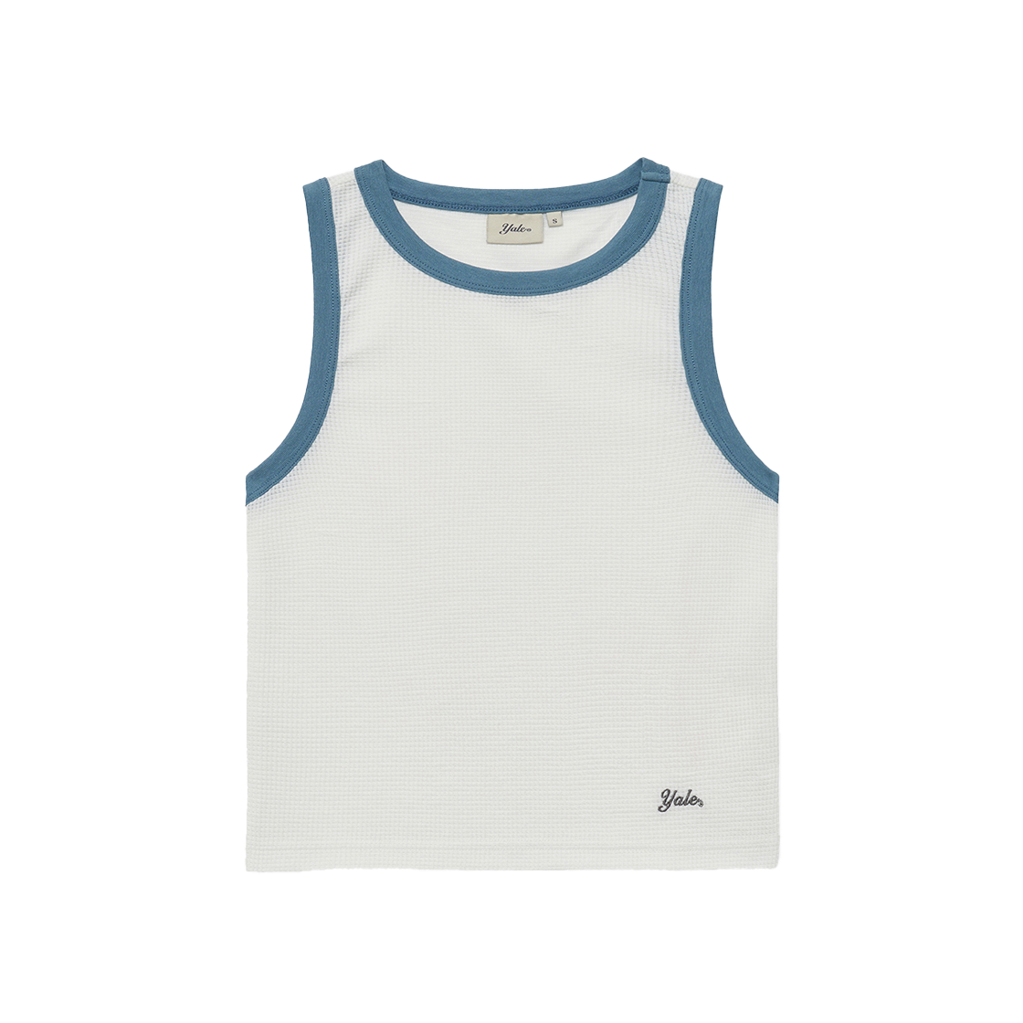 YFM1VT201AWH Yale Women's Ringer Sleeveless White