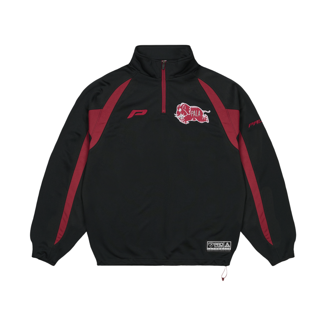 팔라스 팔라바마 쿼터 집 블랙 - 25FW(Palace Palabama Quarter Zip Black - 25FW) - 1