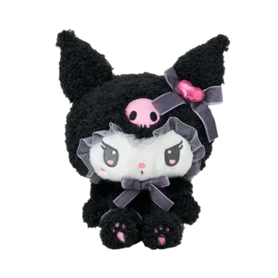산리오 쿠로미 멜로우 사로미 우사 플러시 토이(Sanrio Kuromi Mellow Saromi Usa Plush Toy) - 1