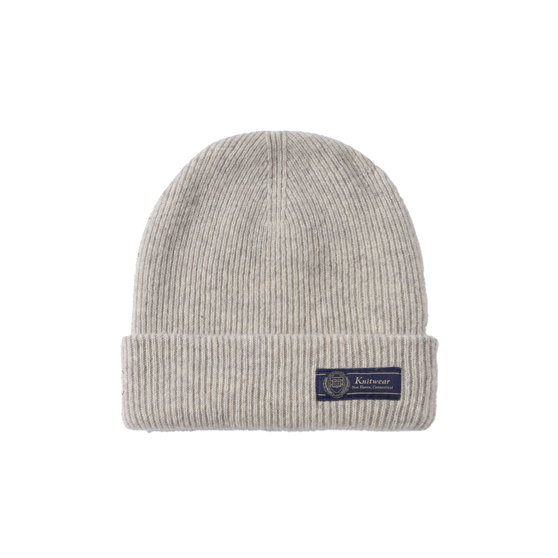 예일 울 니트 비니_베이지(Yale Wool Knit Beanie Beige)