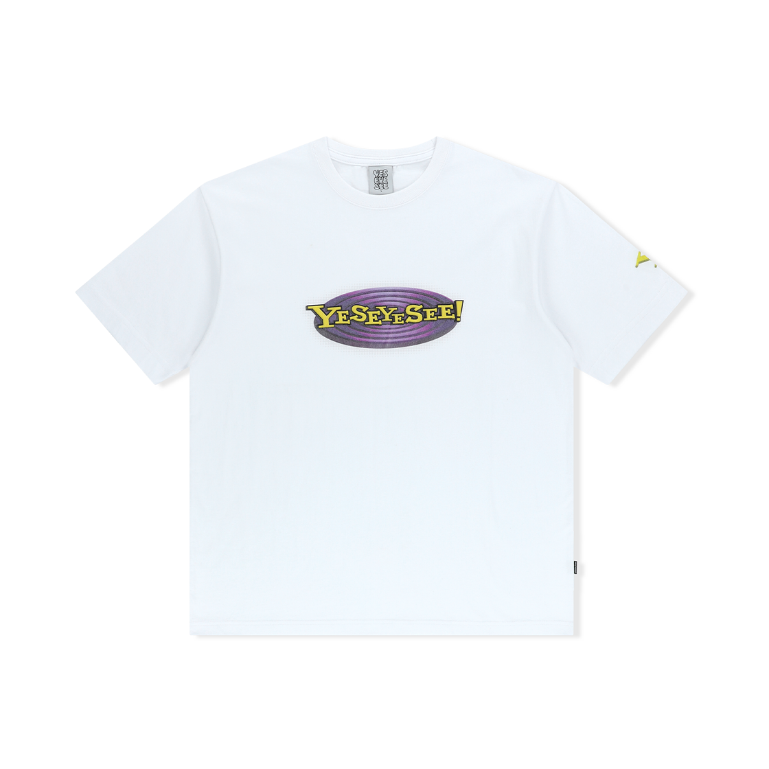 예스아이씨 예스 웹 로고 티 화이트(YESEYESEE Y.E.S Web Logo Tee White)
