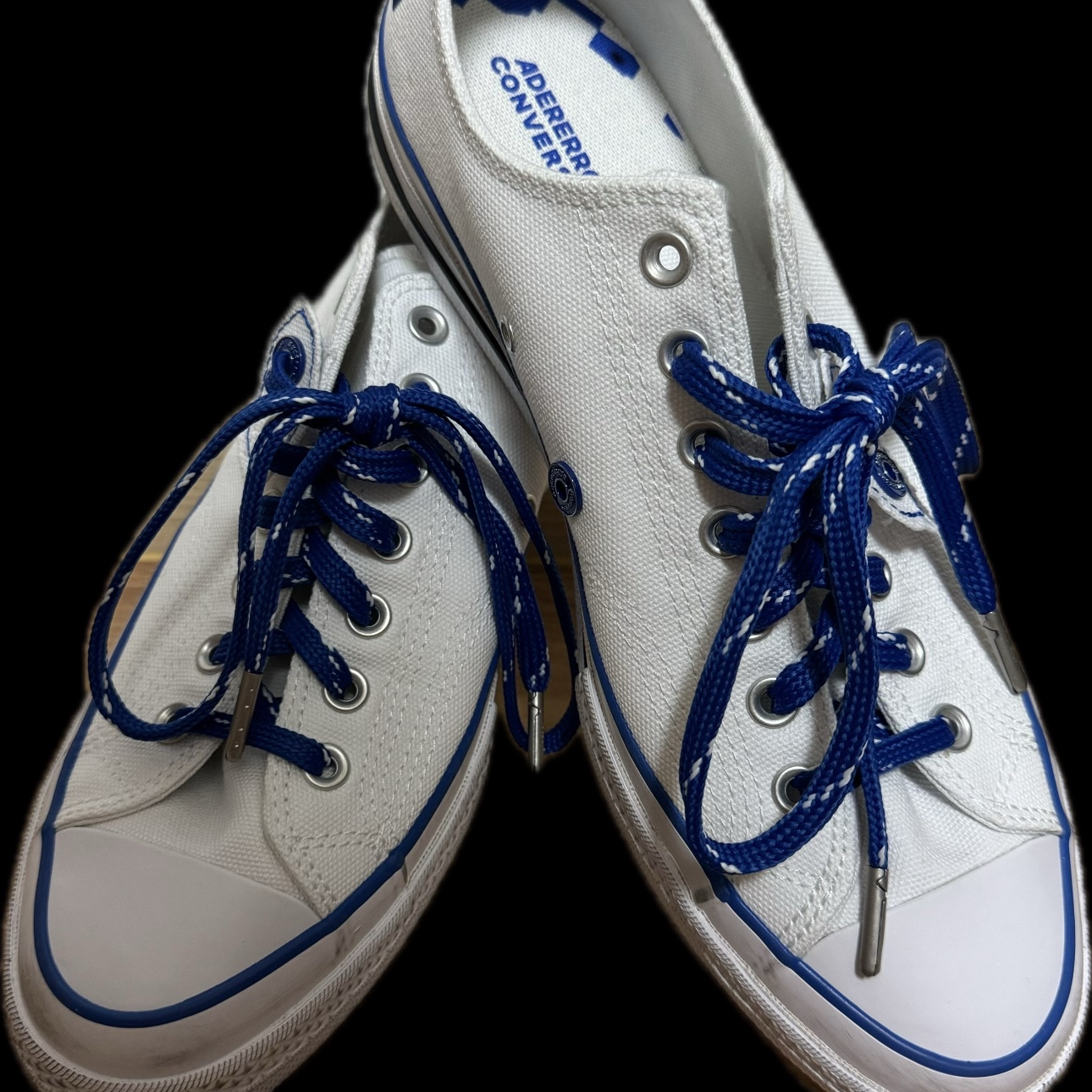 Converse x Ader Error Sig; Chuck 70 Low White Blue 착용 스타일 - 3