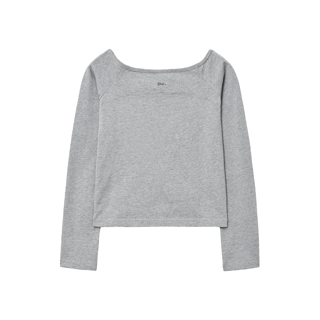 YFS1LS204AMG Yale Cutoff Long Sleeve Grey