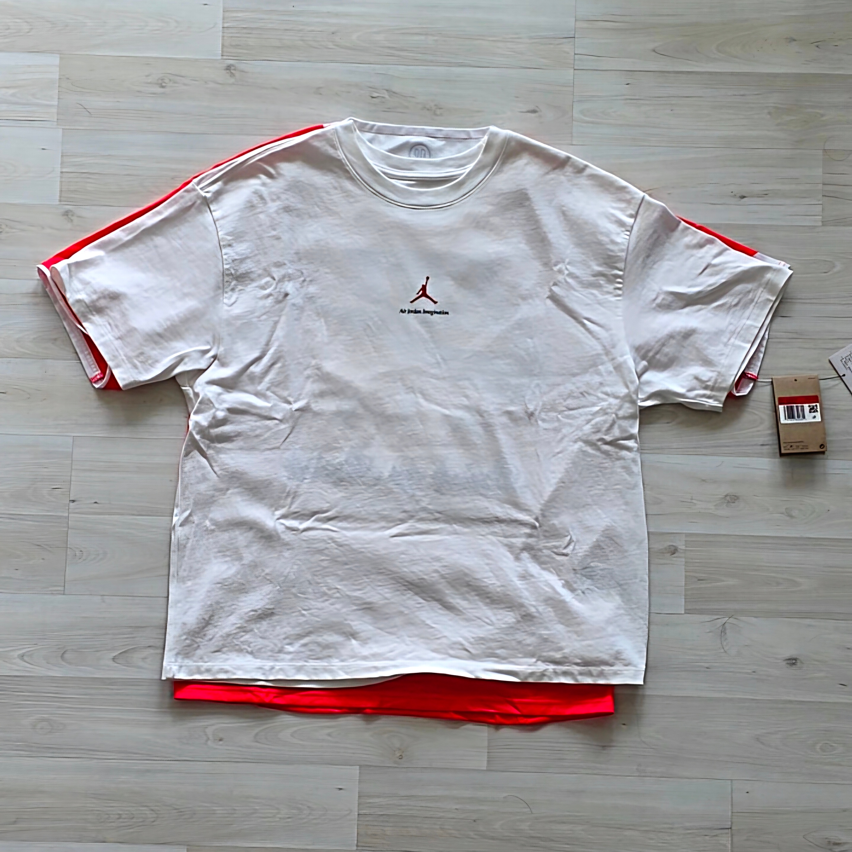 Jordan x Nigel Sylvester T-Shirt White (HQ1736-100), Nike Park Ji-Sung South Korea 2004 Total 90 Reissue Soccer Replica Jersey (Marking Ver.) 착용 스타일 - 1