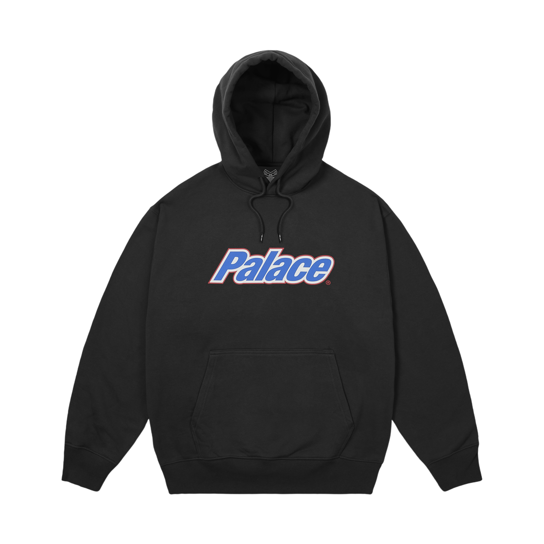 - Palace Font Hood Black - 25FW