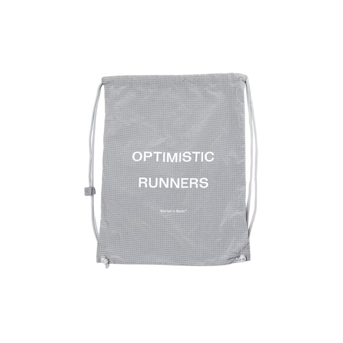 옵티미스틱 러너스 쇼퍼 백 메탈릭 그레이(Optimistic Runners Shopper Bag Metallic Grey)