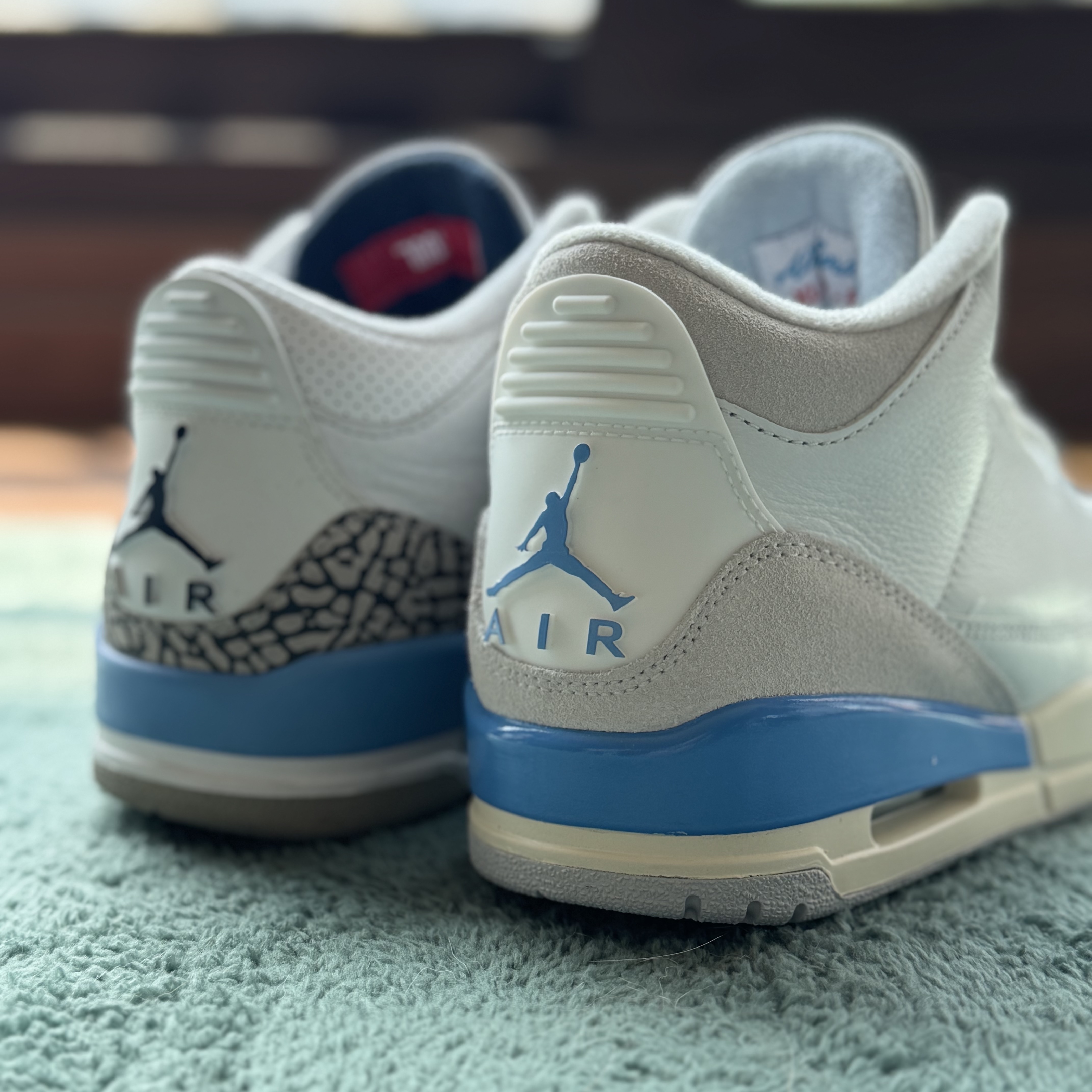 Jordan 3 Retro Lucky Shorts, Jordan 3 Retro UNC 2020 착용 스타일