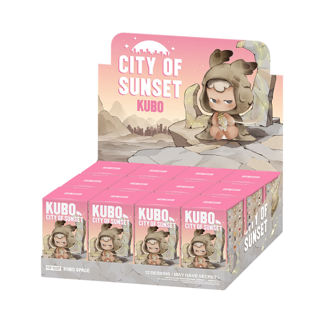 팝마트 쿠보 석양의 도시 시리즈 피규어 미개봉 랜덤박스 (12개입)