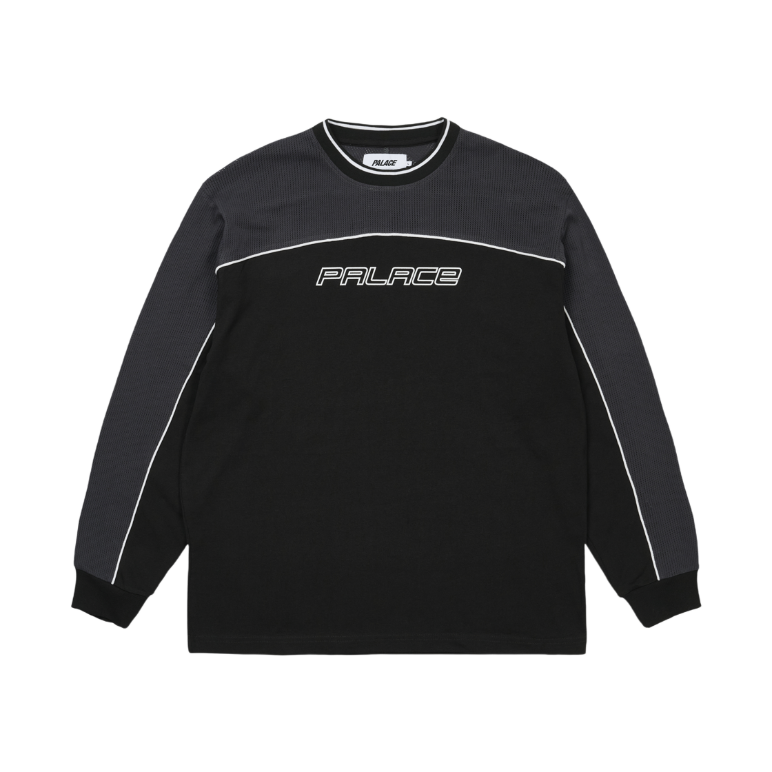 팔라스 메쉬 패널 롱슬리브 슬레이트 - 25FW