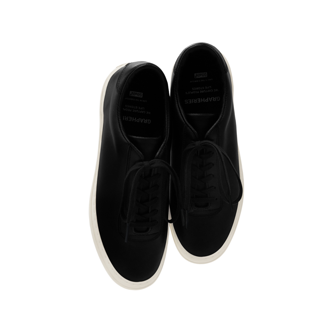 그라퍼리즈 에센셜 슈즈 블랙 에크루(GRAPHERIES Essential Shoes Black Ecru) - 2