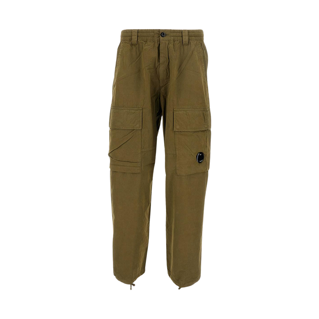 19CMPA066A110324G652 C.P. Company Microreps Boxy Cargo Pants Elmwood Green - 25FW