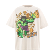 Saint Mxxxxxx Green Man S/S T-Shirt White - 25AW