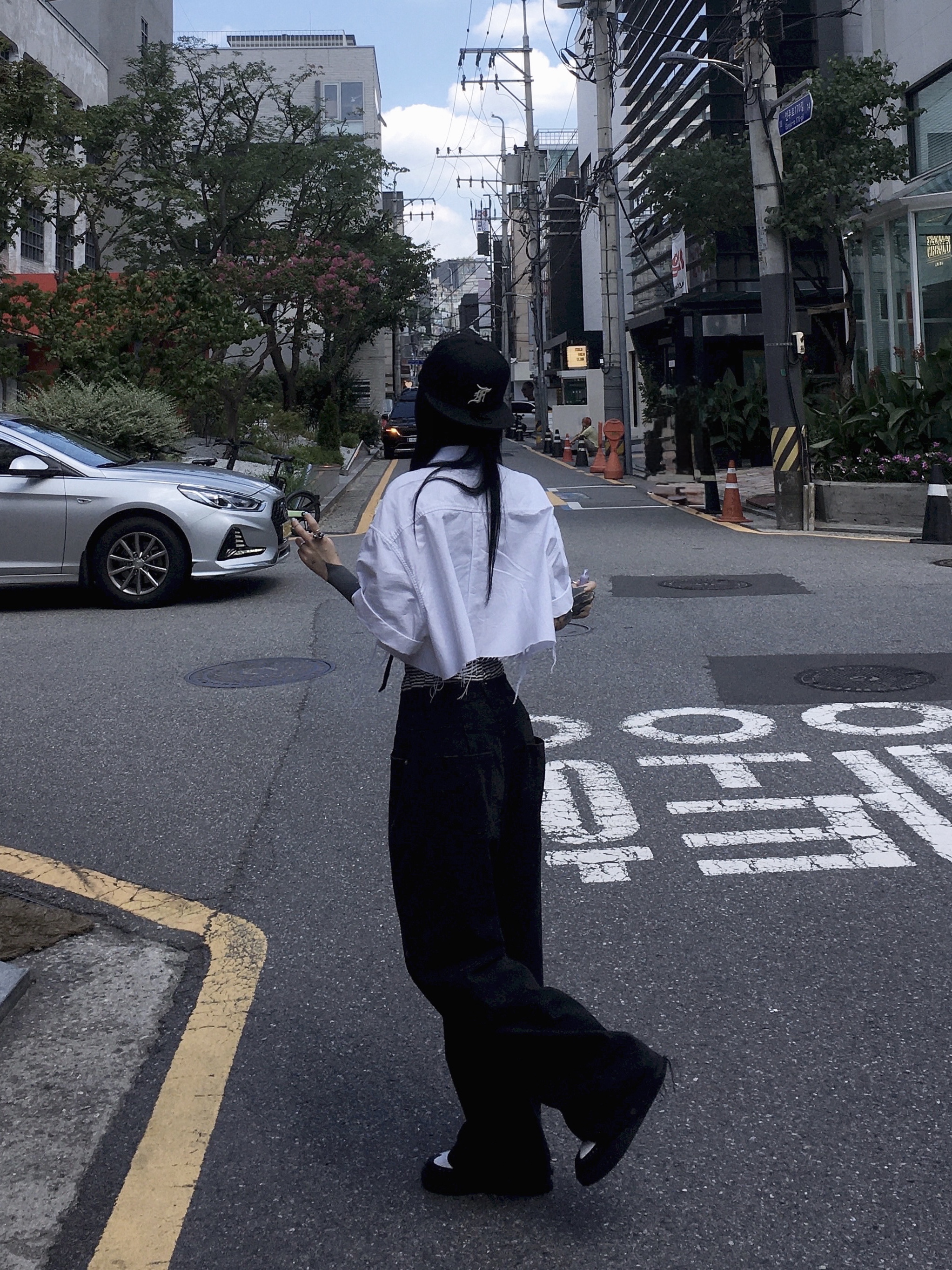 New Era x Fear of God 59FIFTY Chicago White Sox Fitted Cap Black, Nike x Peaceminusone Kwondo1 Black and White 착용 스타일 - 3