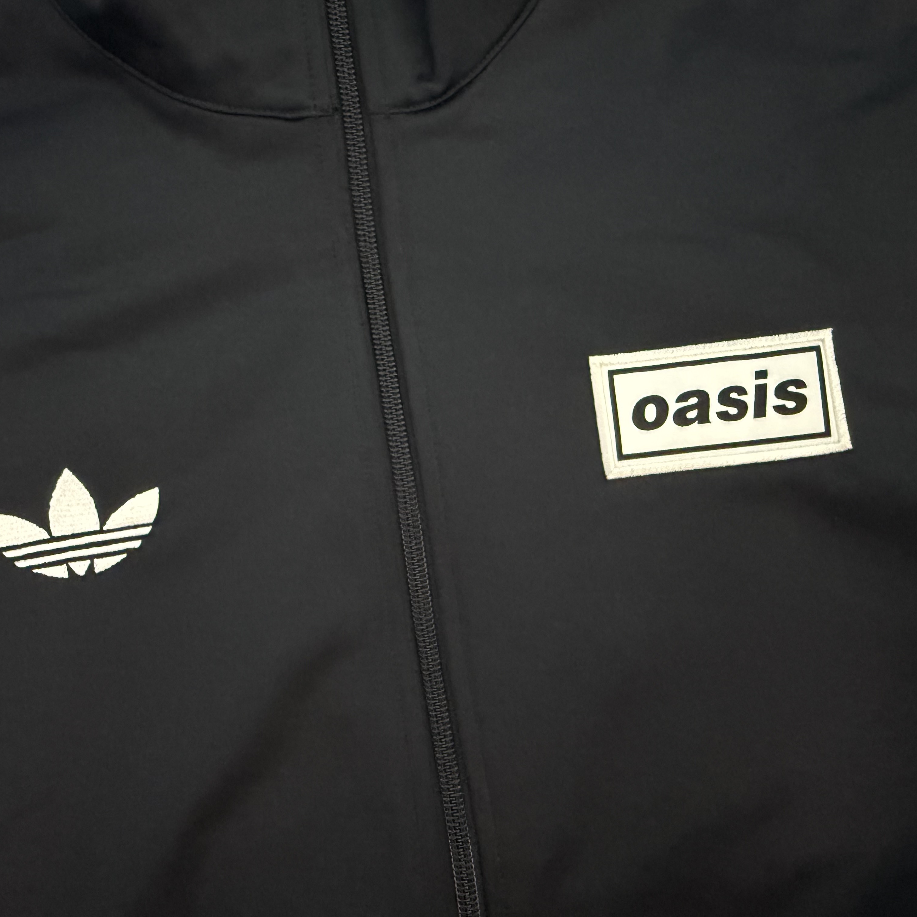 Adidas x Oasis Tour Firebird Track Top Black - US Sizing 착용 스타일 - 7