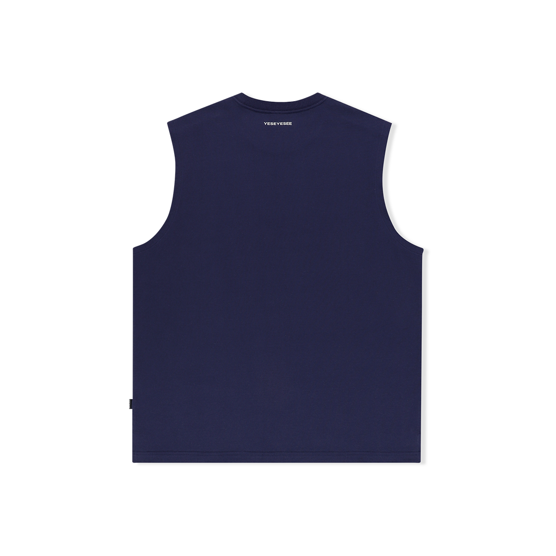 예스아이씨 예스 타이틀 슬리브리스 라이트 네이비(YESEYESEE Y.E.S Title Sleeveless Light Navy) - 2