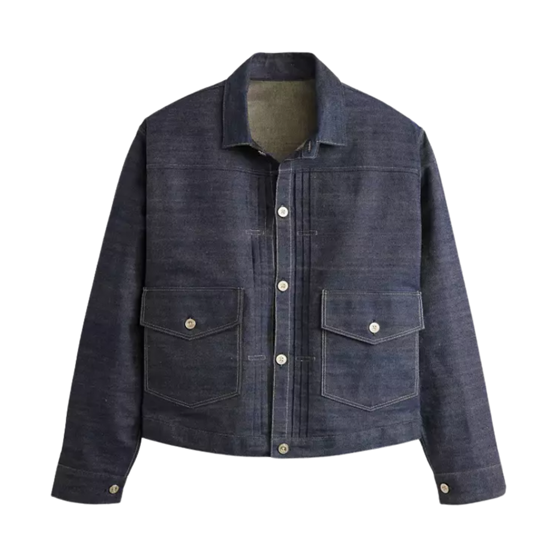 리바이스 1879 플리츠 트러커 자켓 다크 인디고(Levi's 1879 Pleated Trucker Jacket Dark Indigo)
