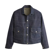 Levi's 1879 Pleated Trucker Jacket Dark Indigo