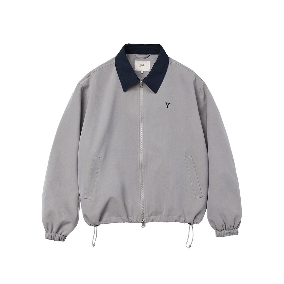 예일 [2-WAY] 트윌 포인트 스트링 자켓_라이트 그레이(Yale [2-WAY] Twill Point String Jacket Light Grey)