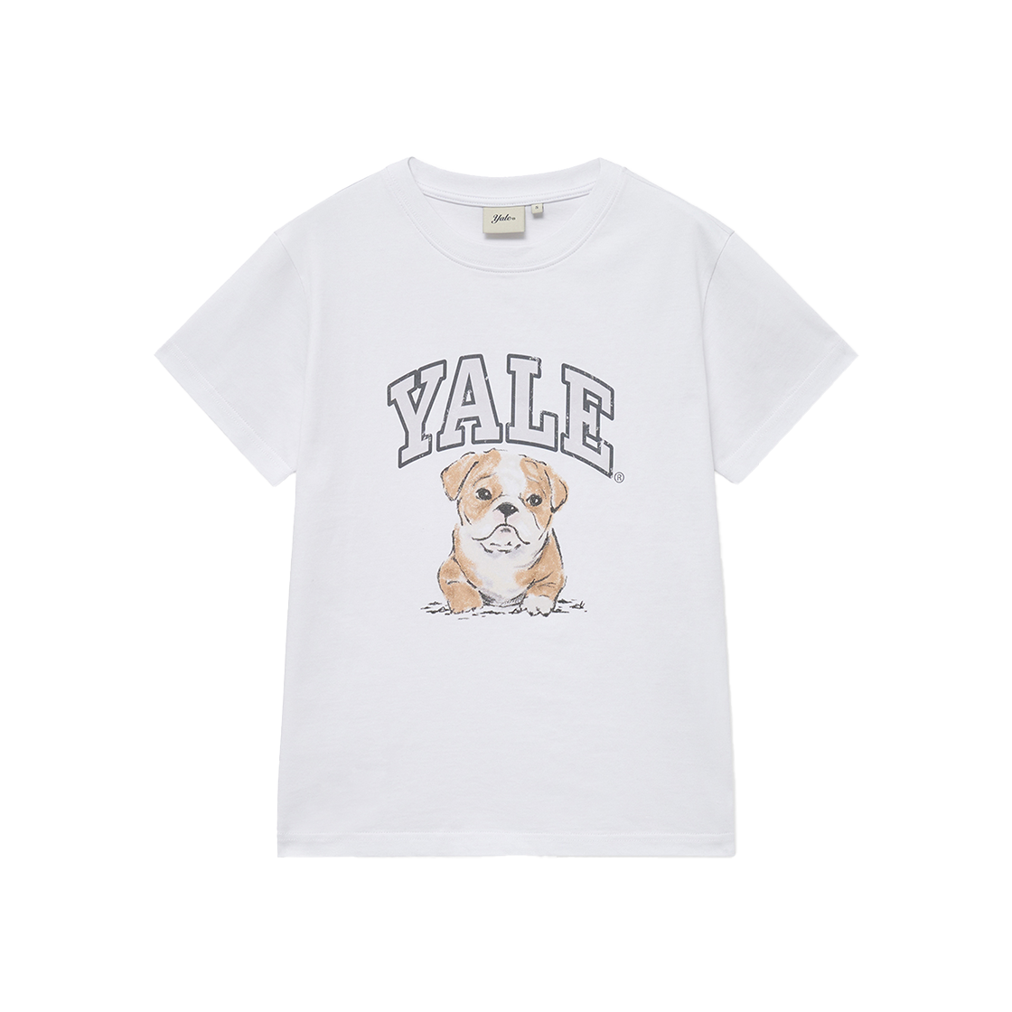 예일 우먼즈 빈티지 댄 반팔티셔츠_화이트(Yale Women's Vintage Dan Short Sleeve White) - 1