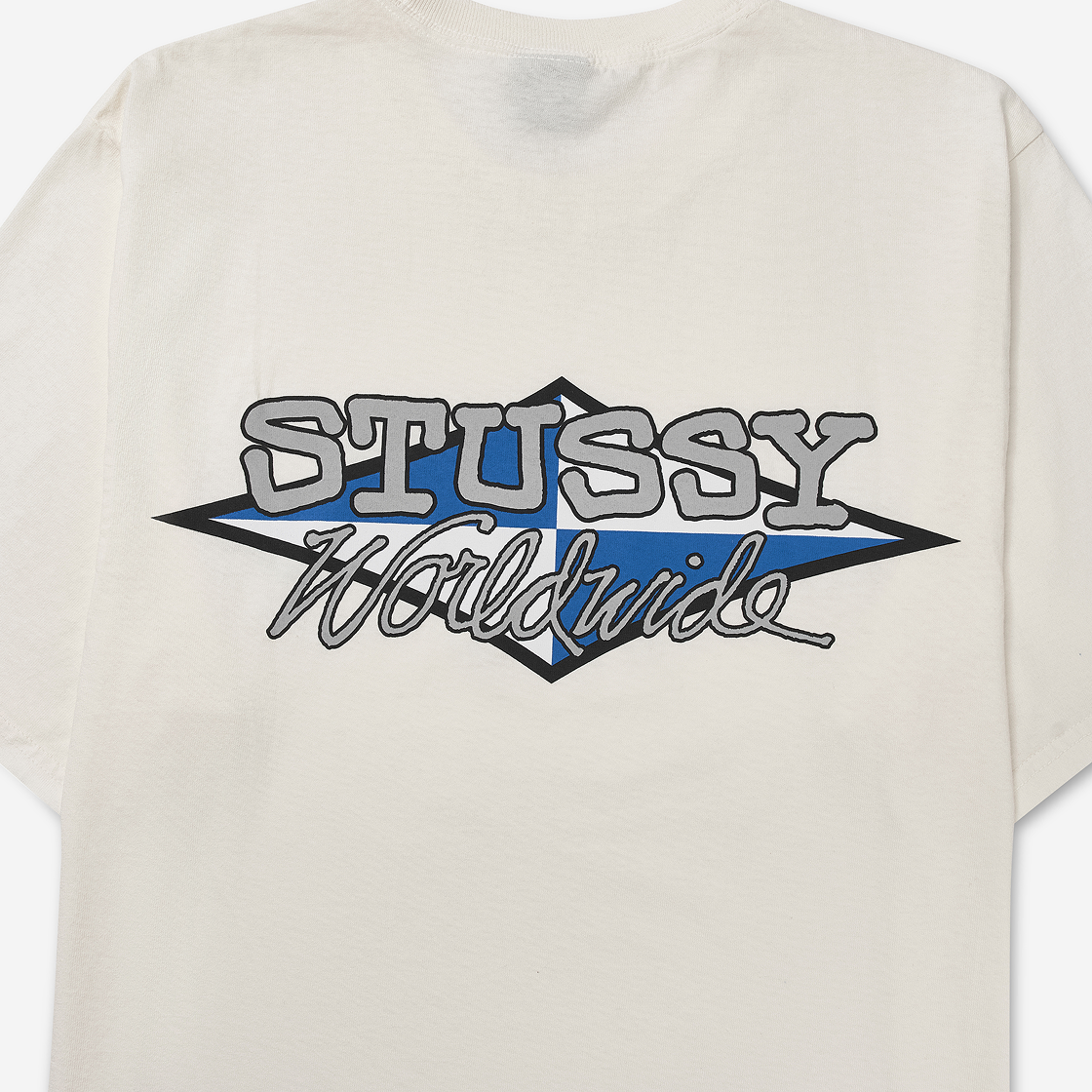 스투시 월드와이드 다이아몬드 티셔츠 피그먼트 다이드 내츄럴(Stussy Worldwide Diamond T-Shirt Pigment Dyed Natural) - 3