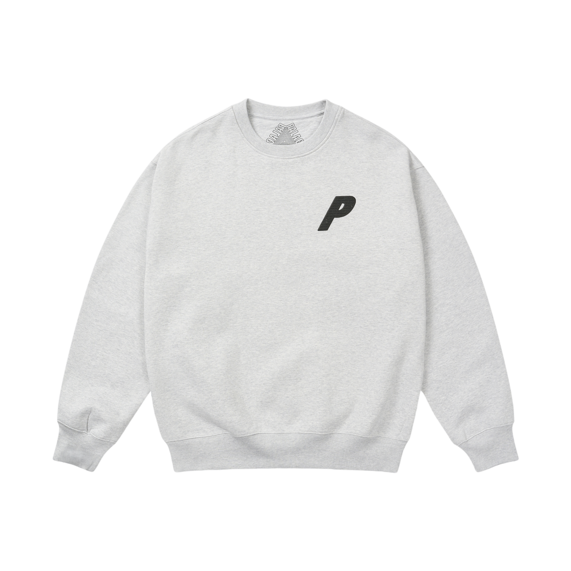 팔라스 P3 체인 퍼프 크루 그레이 말 - 25FW(Palace P3 Chain Puff Crew Grey Marl - 25FW)