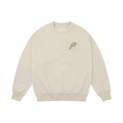 Palace P3 Chain Puff Crew Stoney Grey - 25FW