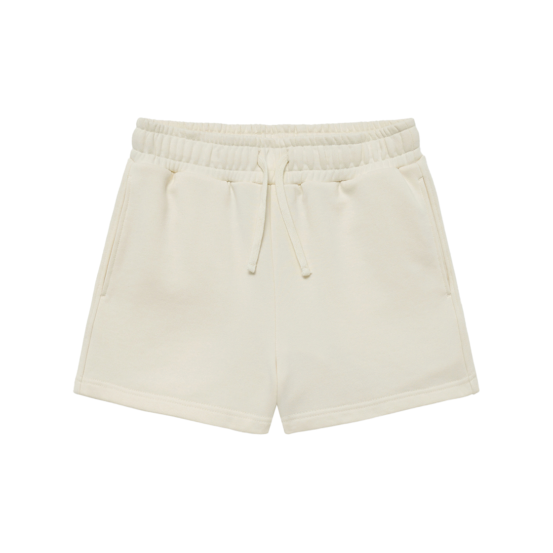 YFM1SO203AIV Yale Women's Applique Shorts Ivory