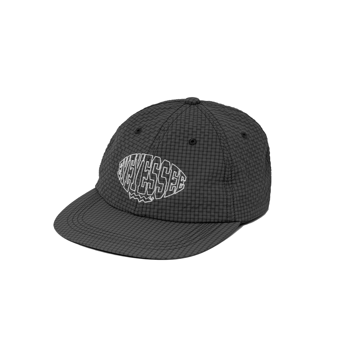 예스아이씨 체크 시어서커 캡 차콜(YESEYESEE Check Seersucker Cap Charcoal)