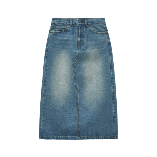 YFS1DK201ALB Yale Denim Long Skirt Light Blue