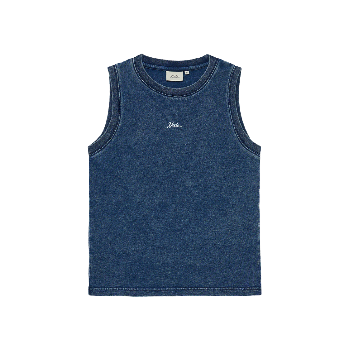 YFM1VT204ANA Yale Women's Pigment Crop Sleeveless Navy
