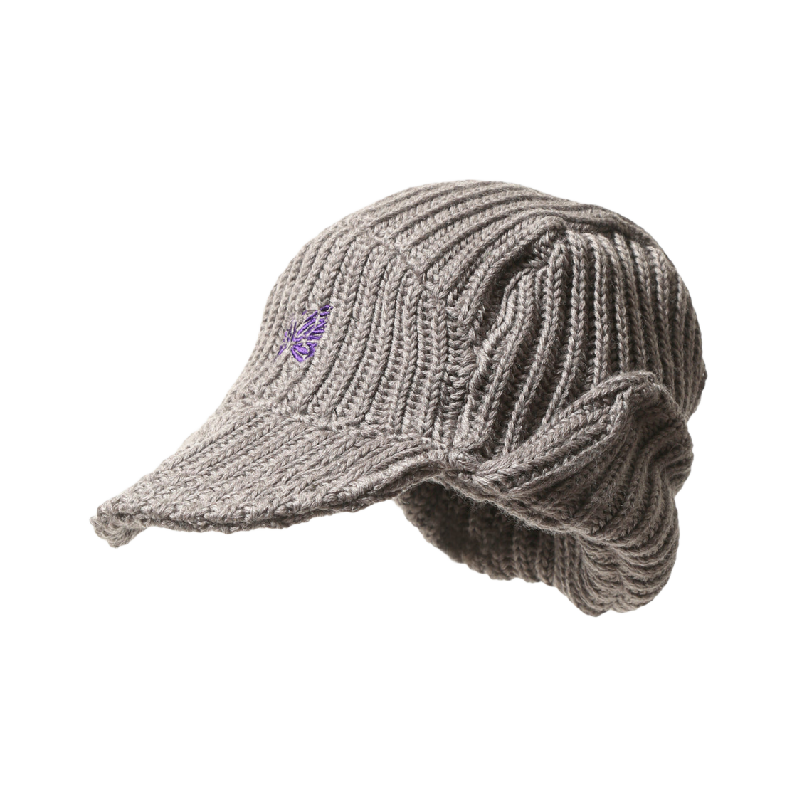 니들스 버드 슈팅 캡 메리노 울 그레이(Needles Bird Shooting Cap Merino Wool Grey)
