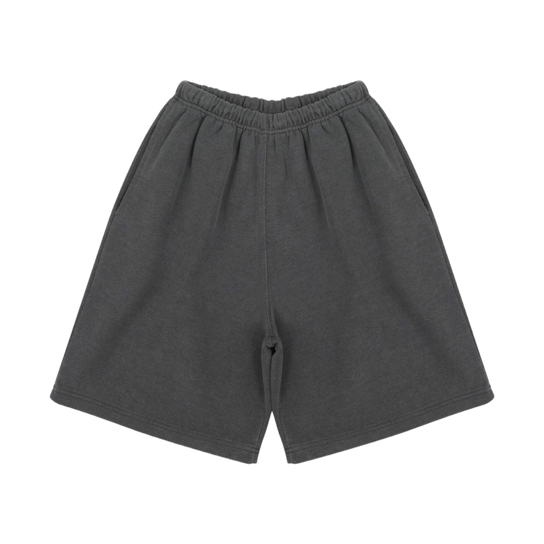 (W) 누스누스 컴포트 스웨트 쇼츠 그레이((W) Nusnus Comfort Sweat Shorts Gray) - 1