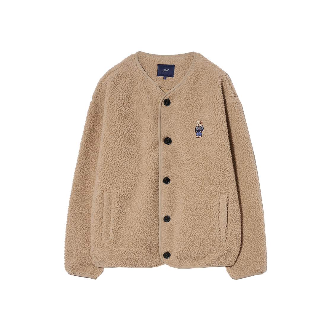 YEW1FJ301ABE Yale Nordic Dan Carless Boa Fleece Jacket Beige