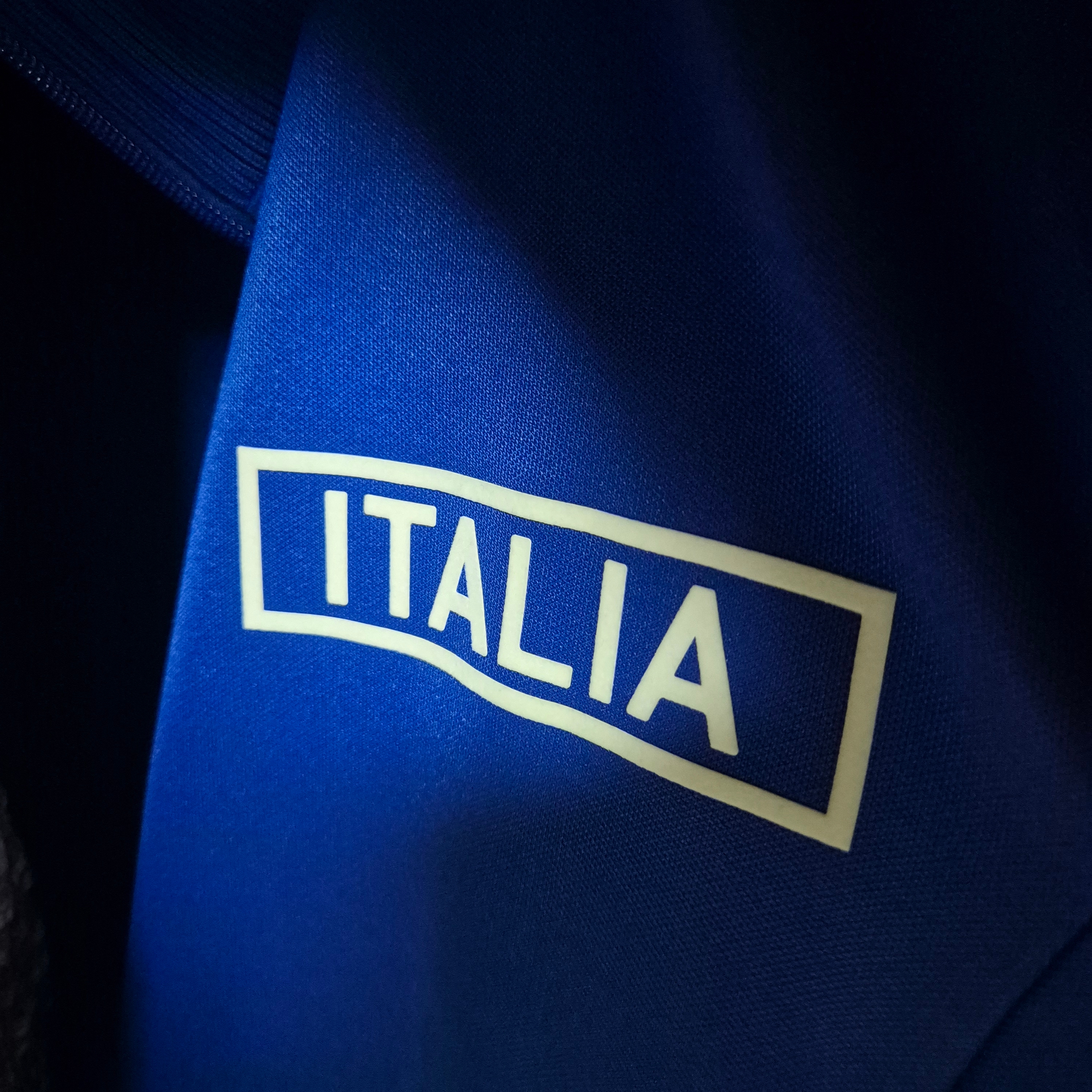 Adidas Italy Beckenbauer Track Top Royal Blue - KR Sizing 착용 스타일