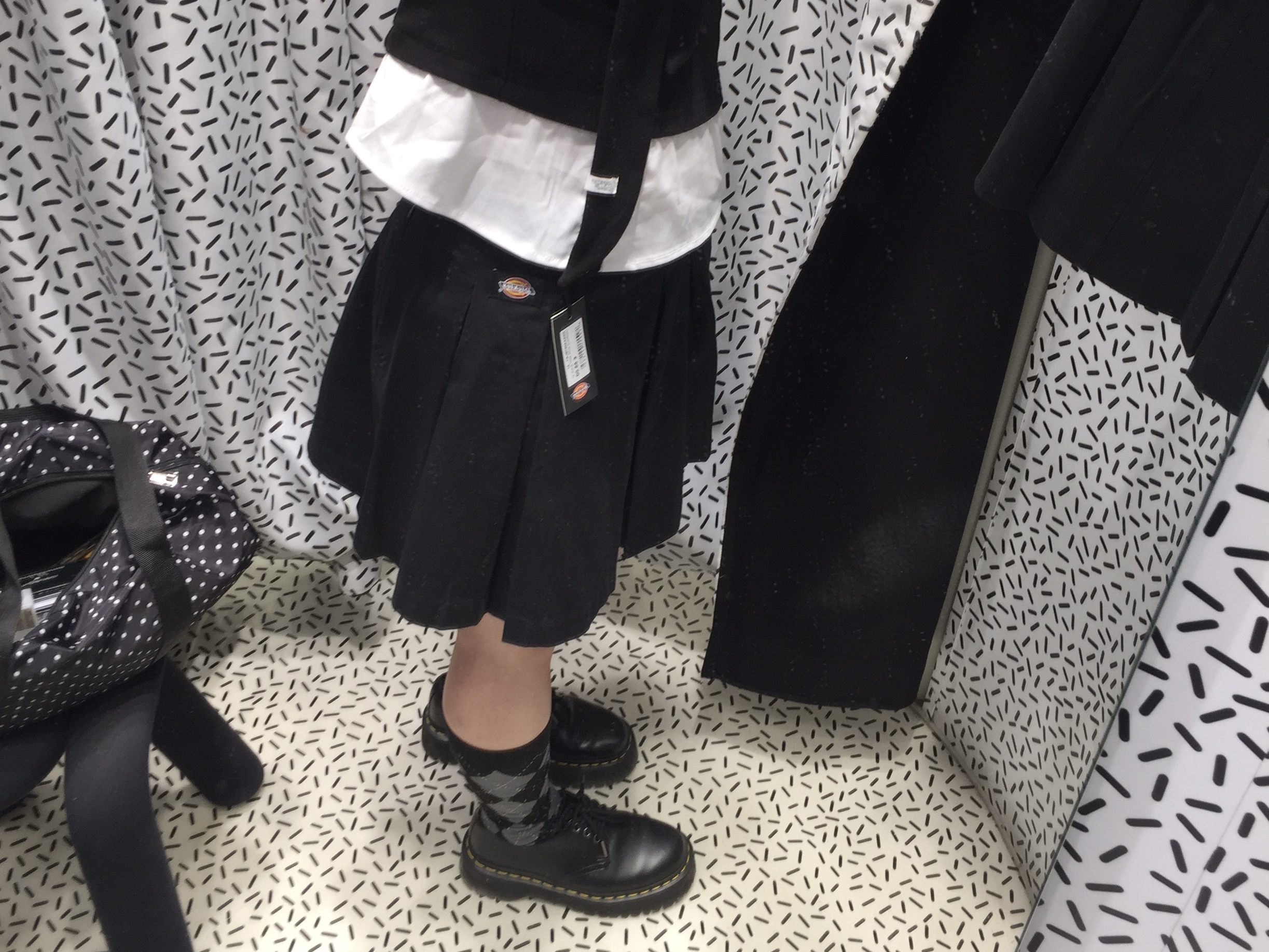 Dr. Martens 1461 Quad Black 착용 스타일 - 3