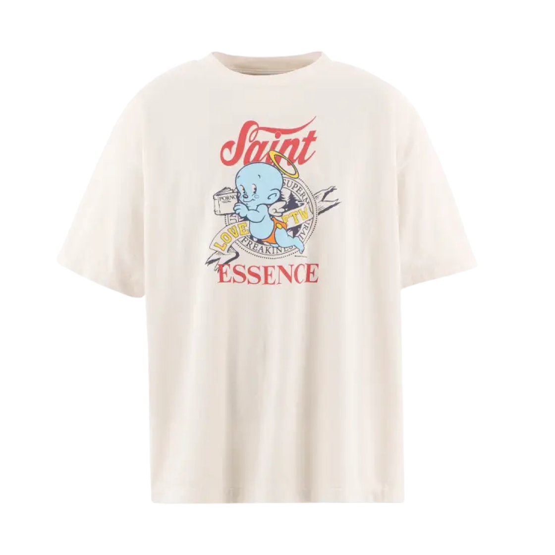 HR1-0000-022 Saint Mxxxxxx Baby Michael S/S T-Shirt White - 25AW
