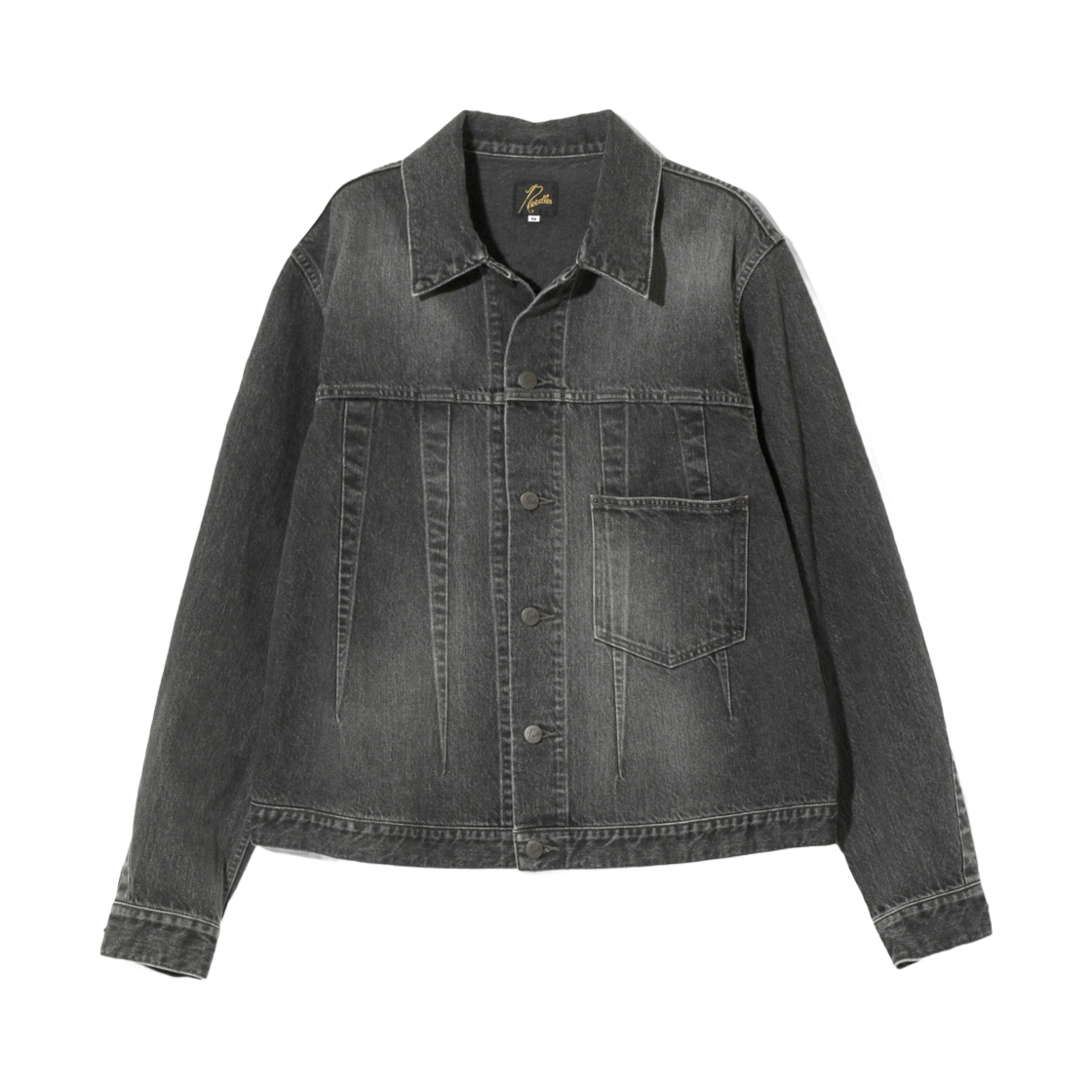 QV160B Needles Darts Jean Jacket 12 oz. Denim Black