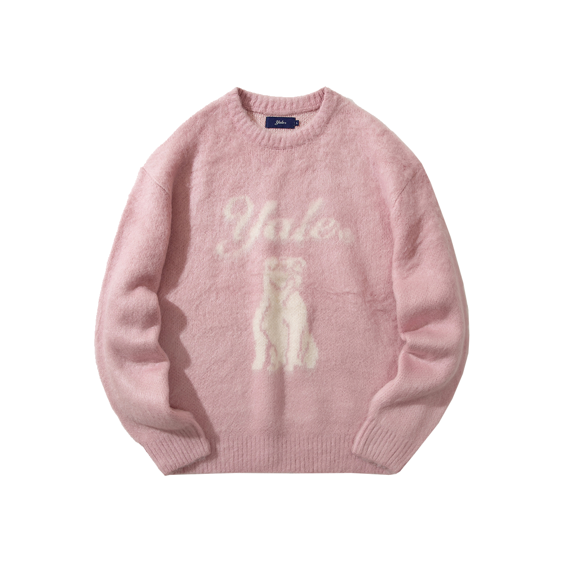 YEW1KT102API Yale Heritage Dan Brush Round Knit Pink