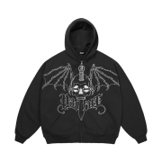 Palace Wingspan Triple Stitch Hood Black - 25FW
