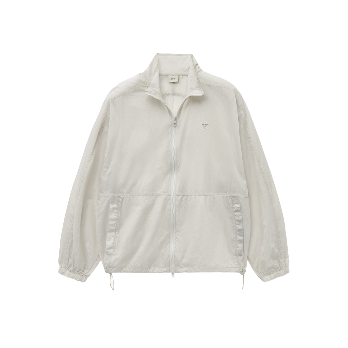 예일 나일론 하프 스트링 자켓_아이보리(Yale Nylon Half String Jacket Ivory)