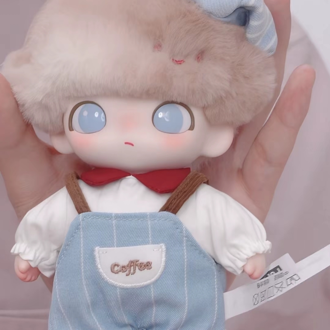 Pop Mart Dimoo Crush On Coffee Series Vinyl Plush Blister Pack 착용 스타일 - 3