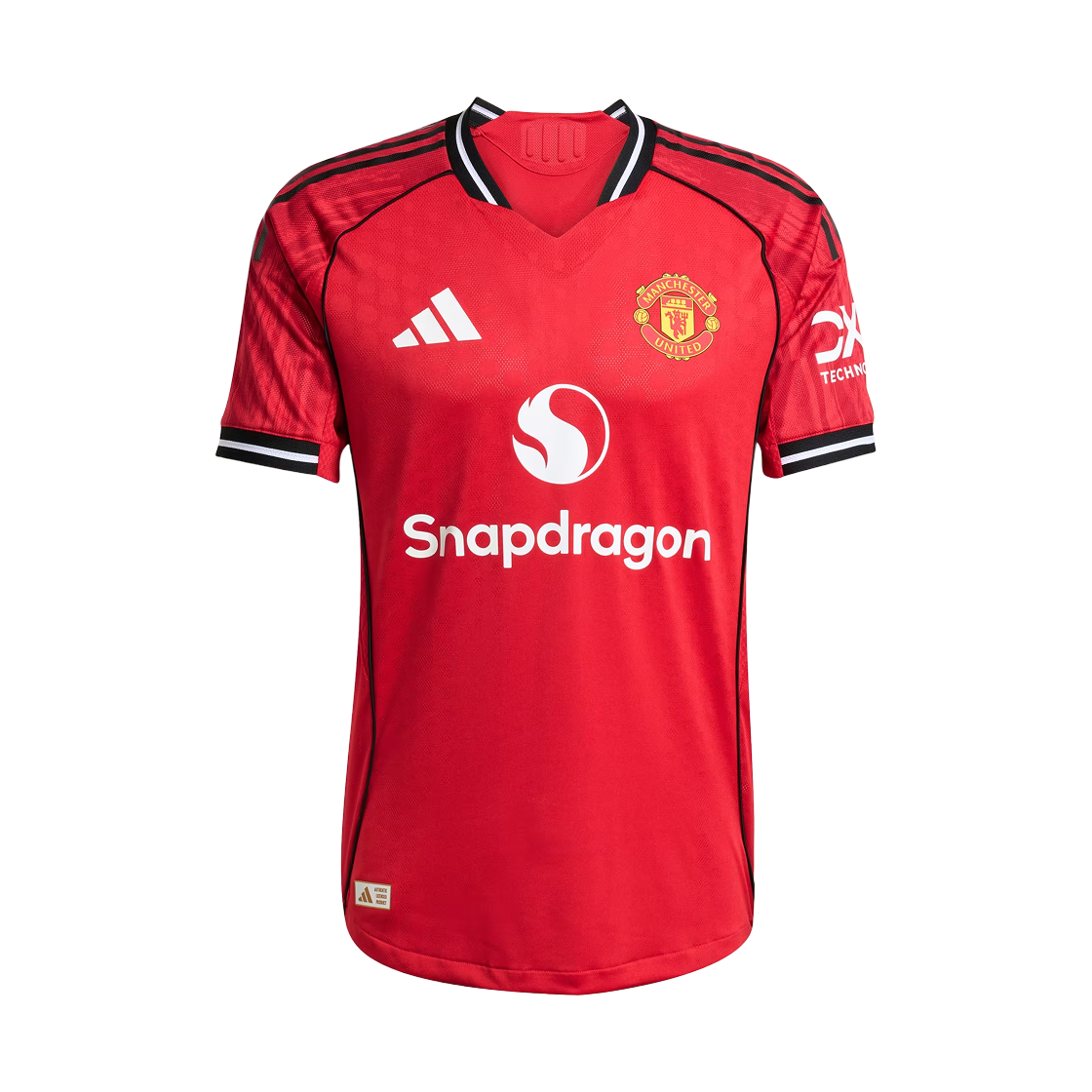 아디다스 맨체스터 유나이티드 2025/26 홈 어센틱 저지 엠유에프씨 레드 - KR 사이즈 (논 마킹 버전)(Adidas Manchester United 2025/26 Home Authentic Jersey Mufc Red - KR Sizing (Non Marking Ver.))